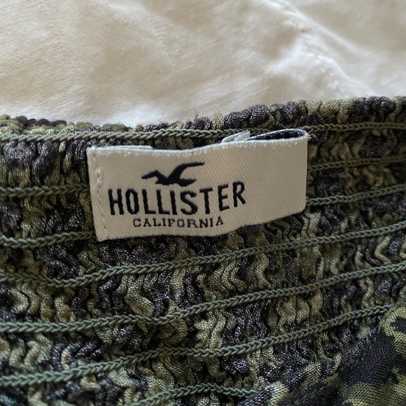 Hollister Women’s Green Printed Tube Top Size S - Picture 2 of 14